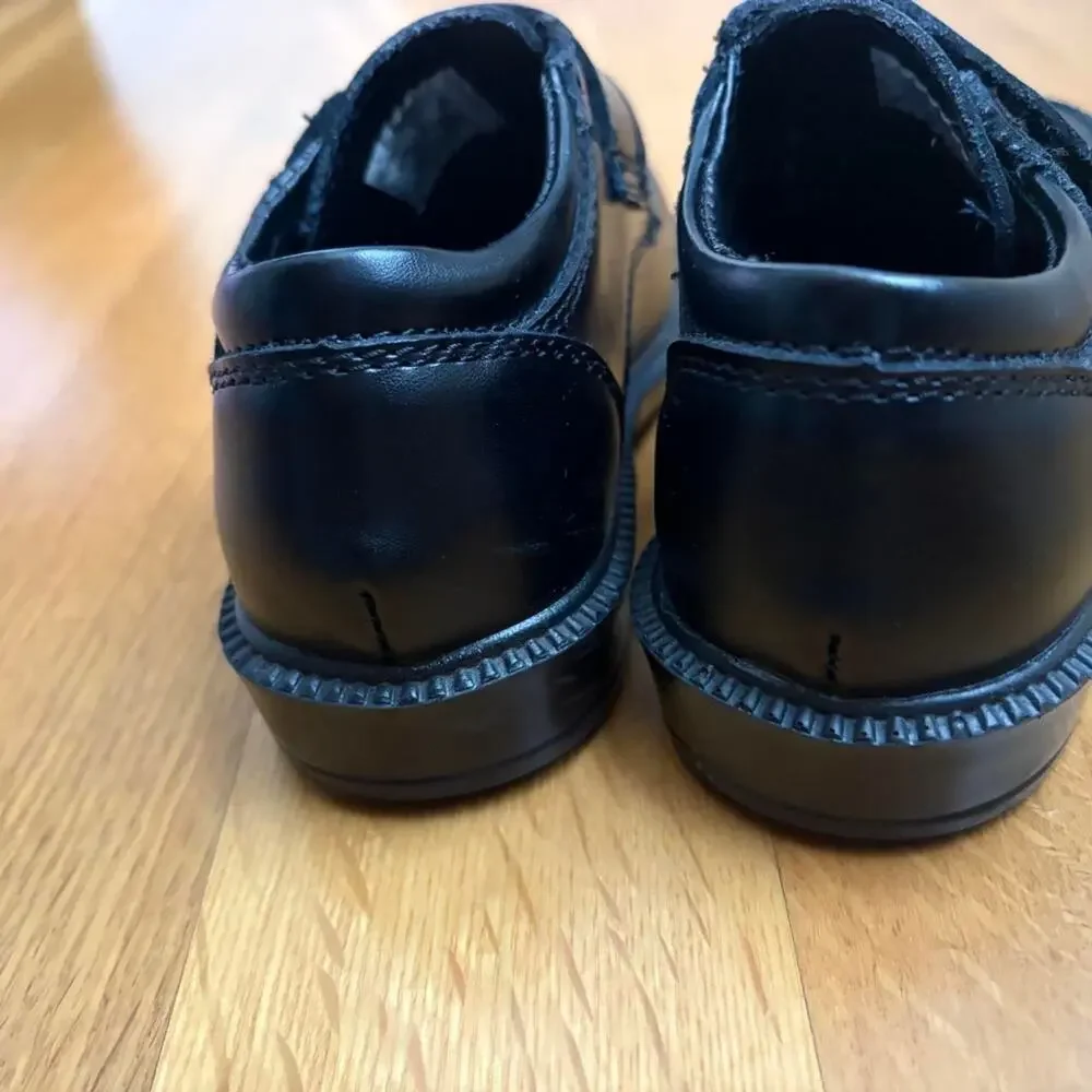 Hush-puppies kid's Black Oxfords